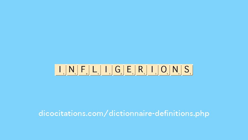 infligerions infligerions
