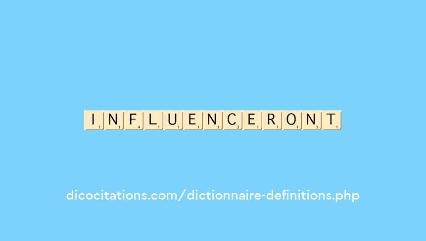 influenceront influenceront