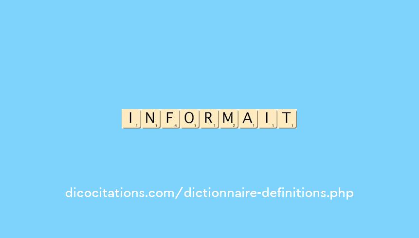 informait informait