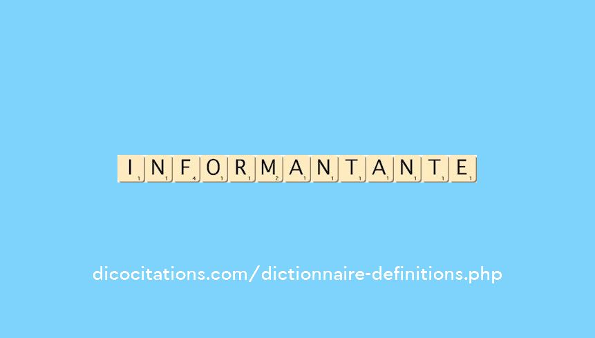 informant--ante