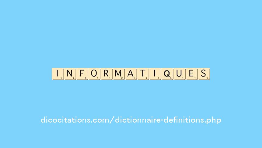 informatiques informatiques