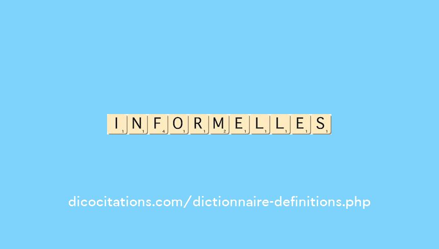 informelles