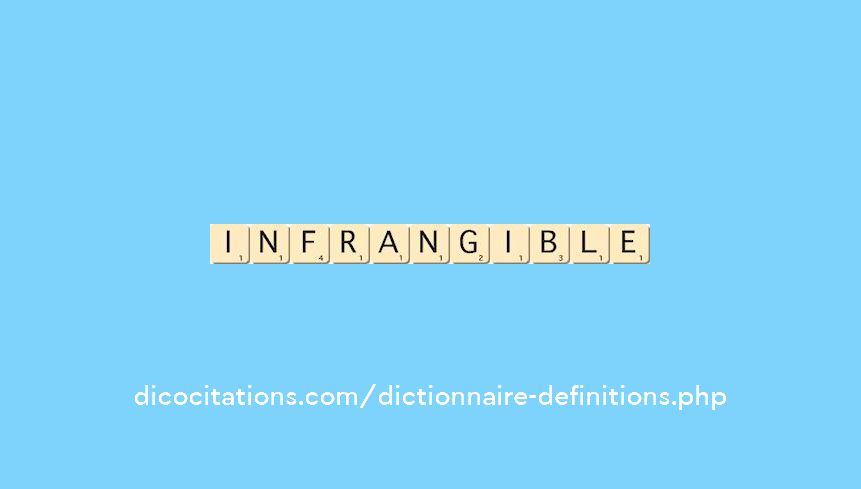 infrangible infrangible