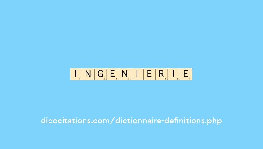 ingenierie ingenierie