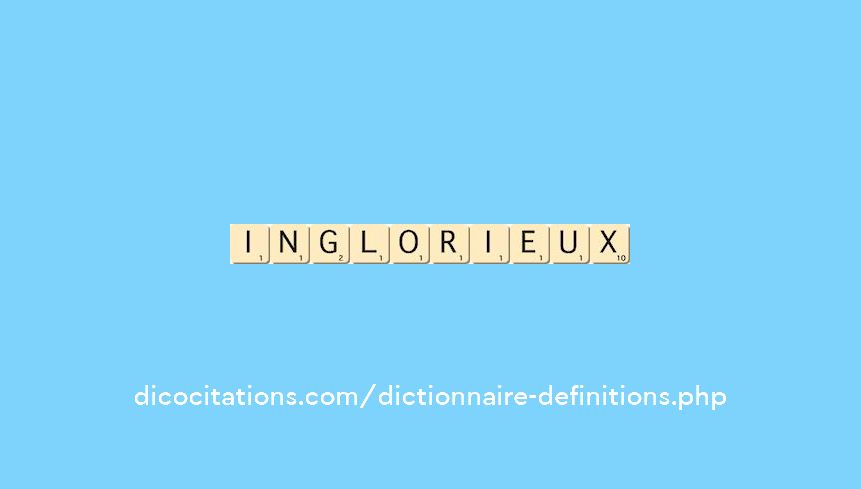 inglorieux inglorieux