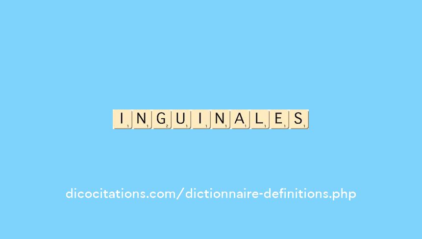inguinales inguinales