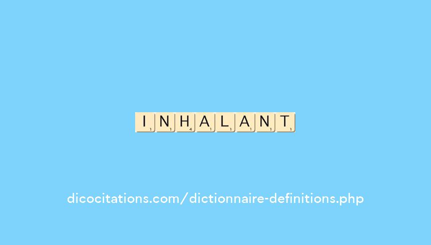 inhalant inhalant
