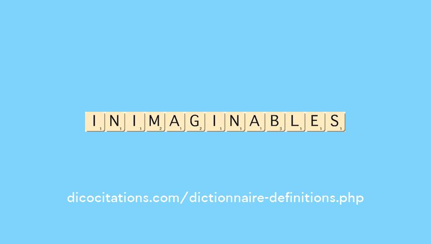 inimaginables