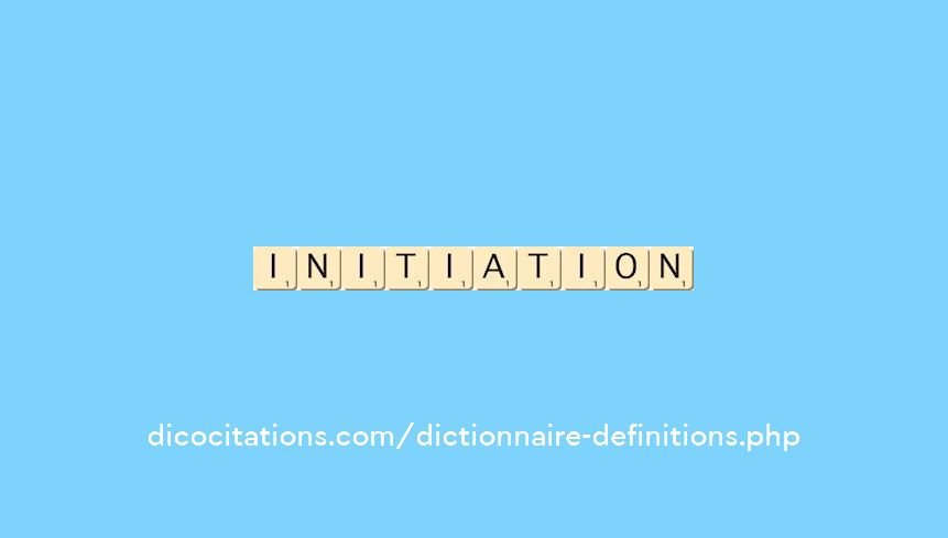 initiation