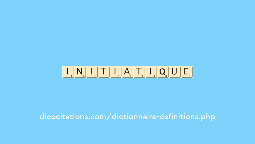 initiatique initiatique
