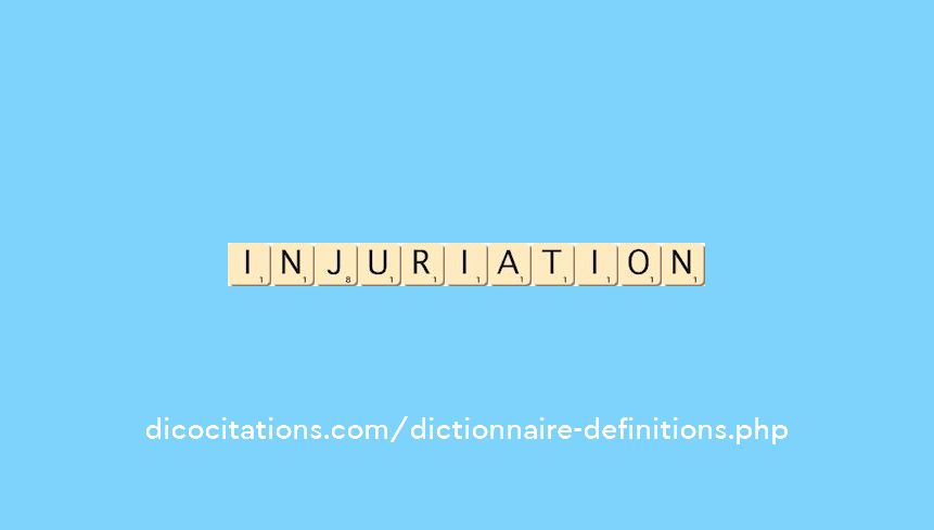 injuriation