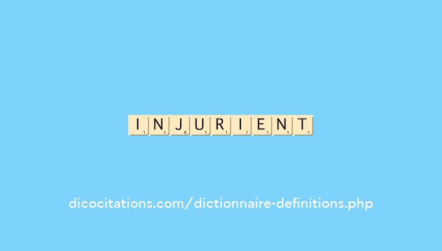 injurient injurient