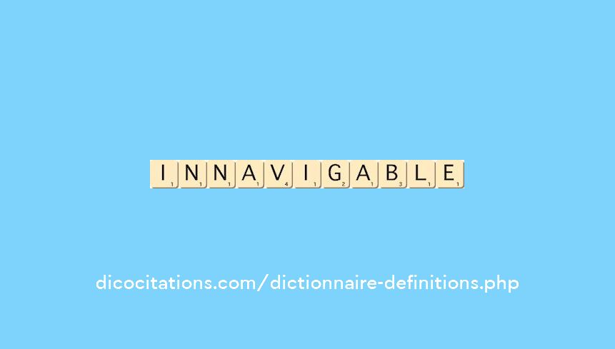 innavigable