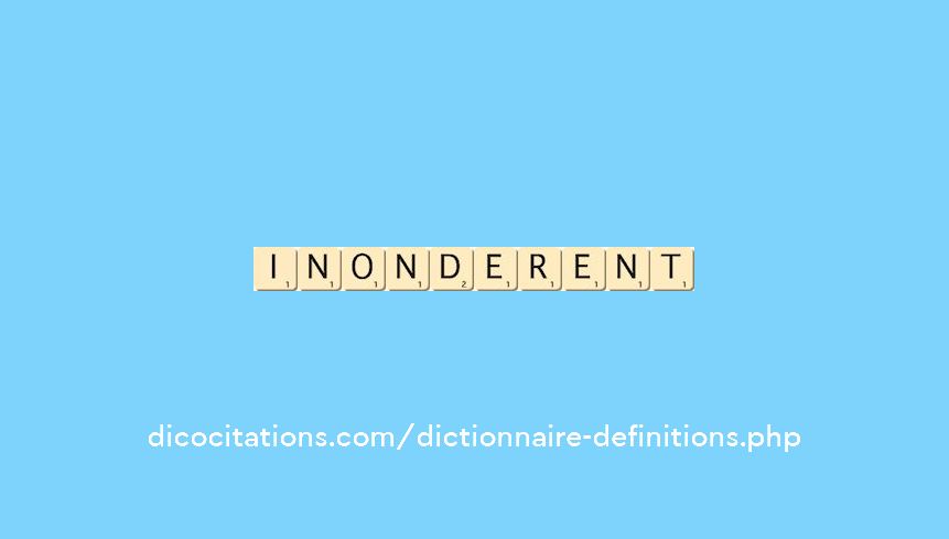 inonderent inonderent