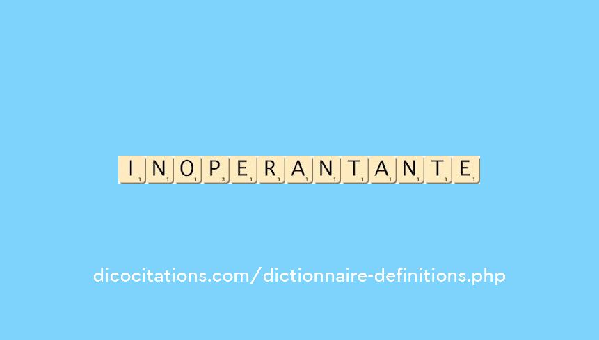 inoperant--ante