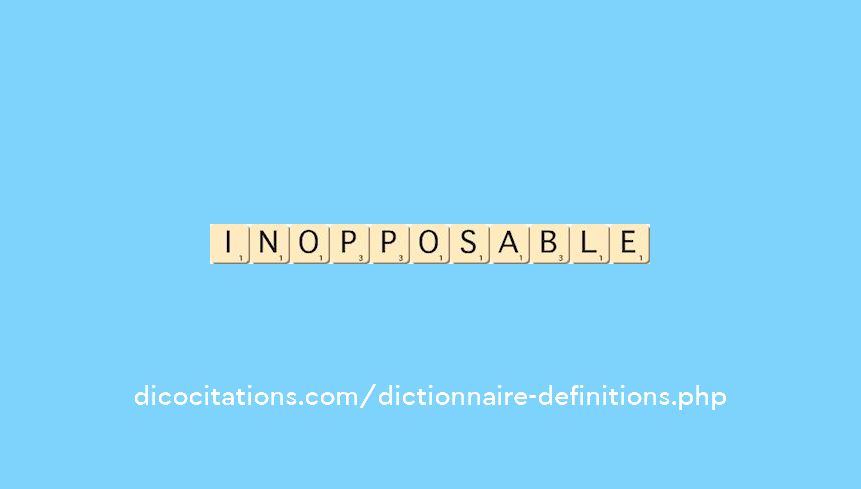 inopposable