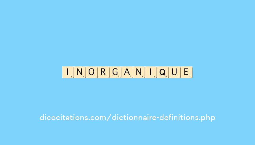 inorganique