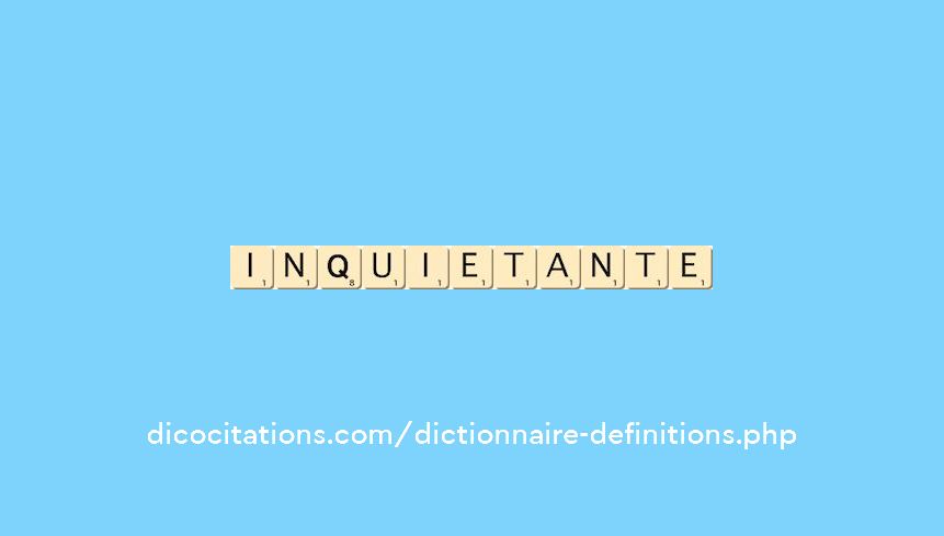 inquietante inquietante
