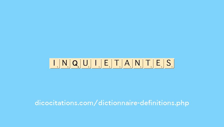 inquietantes inquietantes
