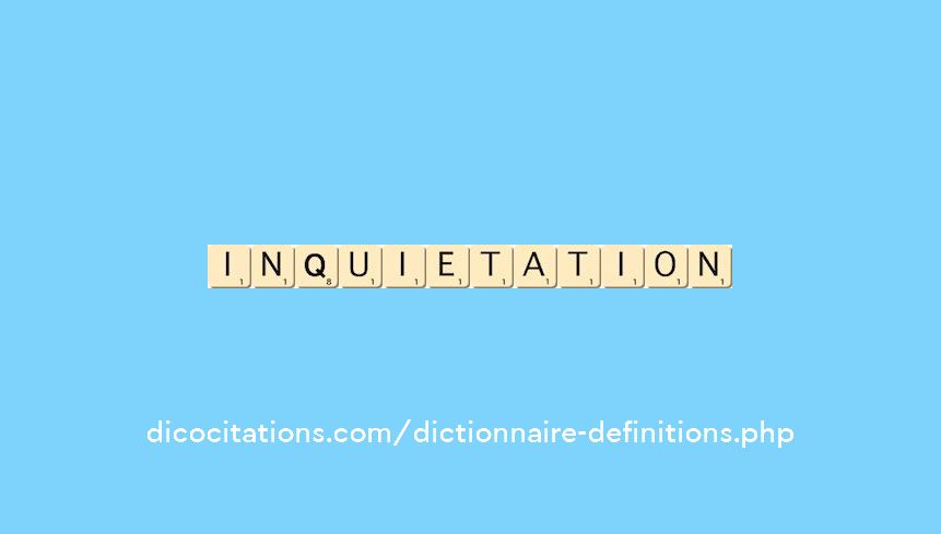 inquietation