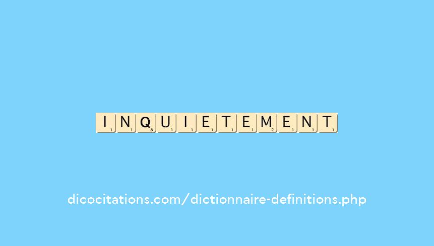 inquietement