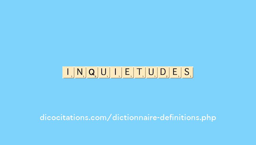 inquietudes inquietudes