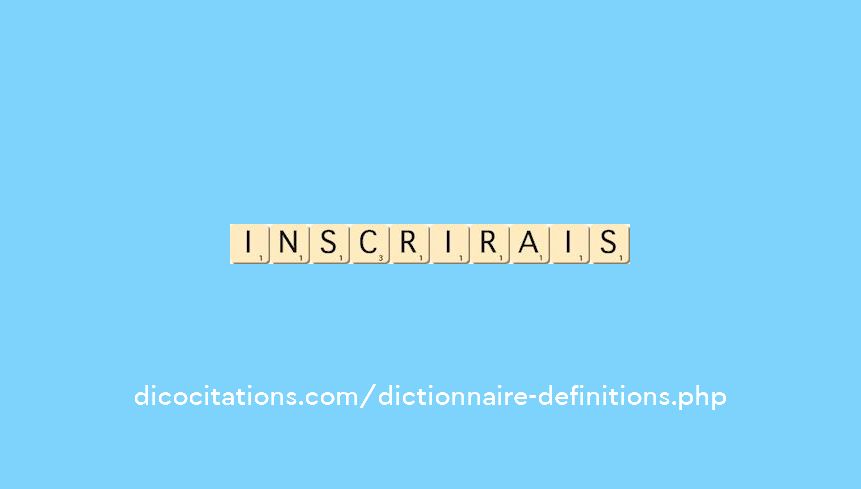 inscrirais inscrirais