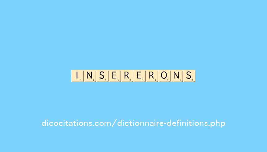 insererons insererons