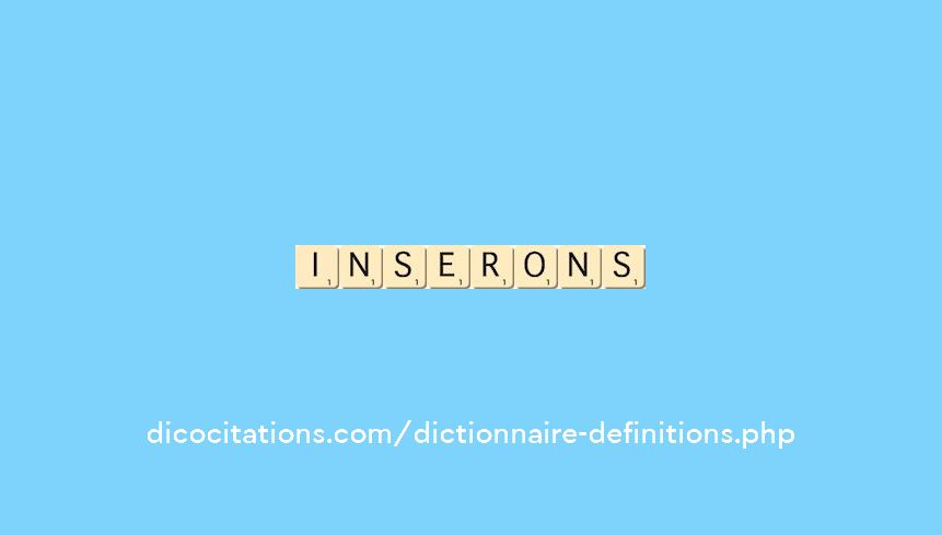 inserons inserons