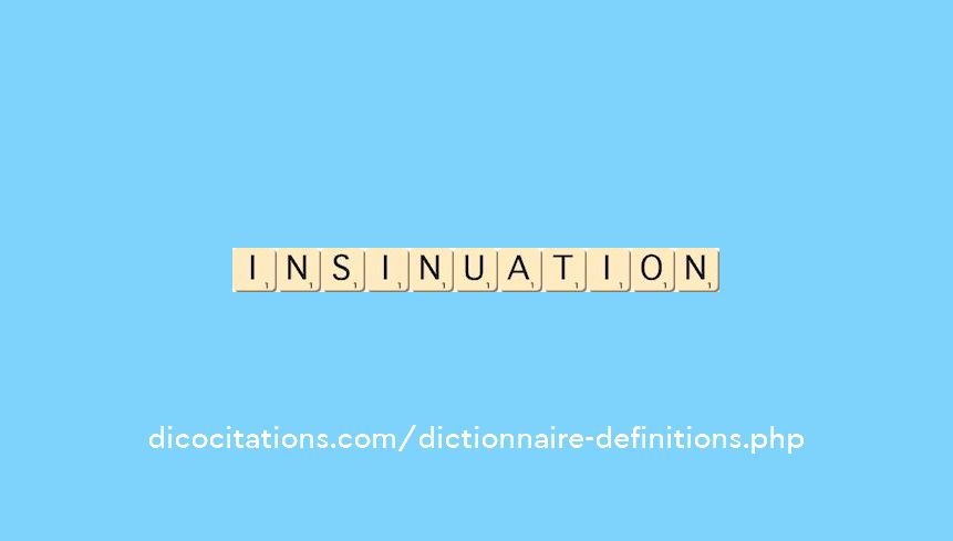 insinuation