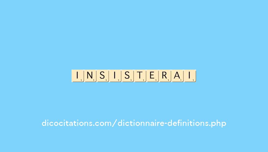 insisterai
