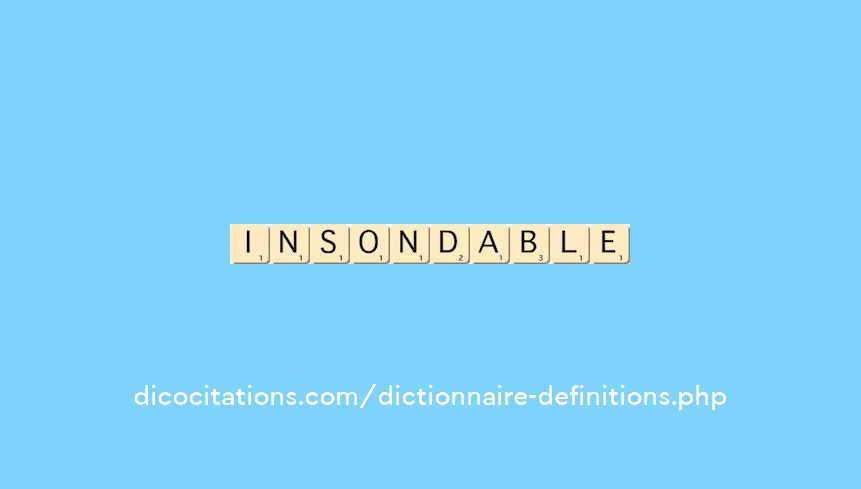 insondable