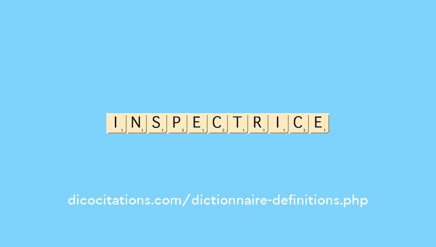 inspectrice inspectrice