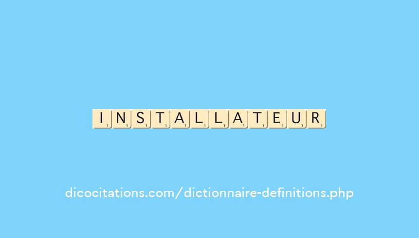 installateur