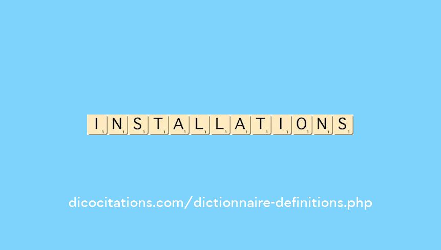 installations installations