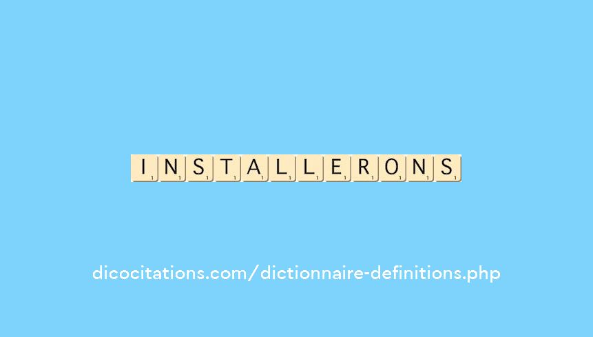 installerons installerons