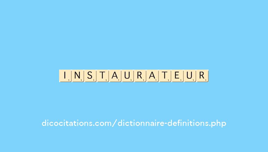 instaurateur