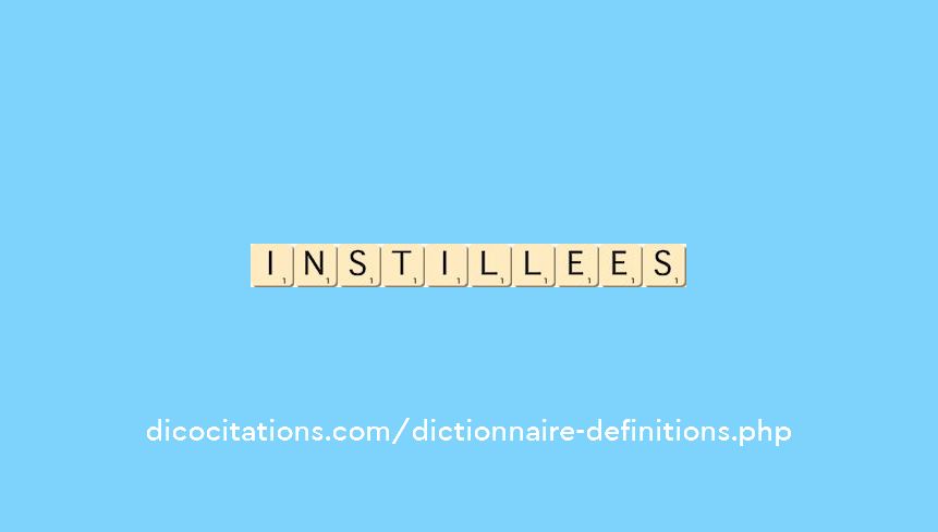 instillees instillees
