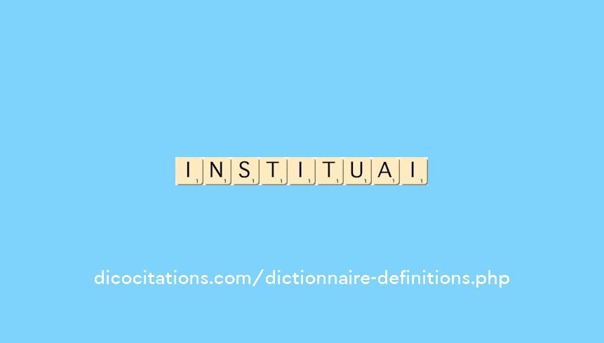 instituai instituai