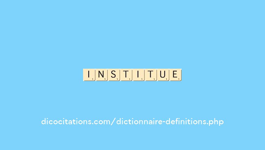 institue institue