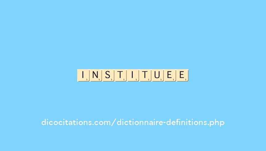 instituee instituee