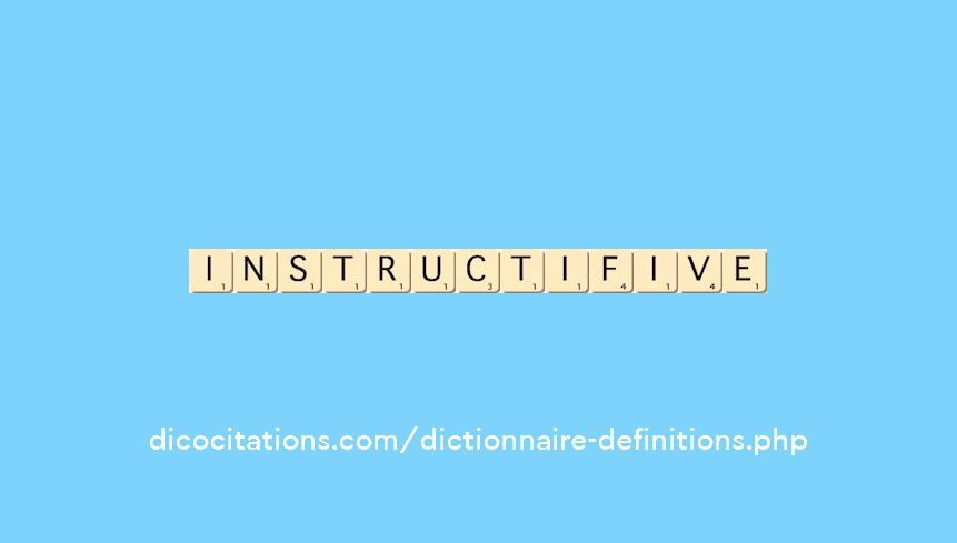 instructif--ive
