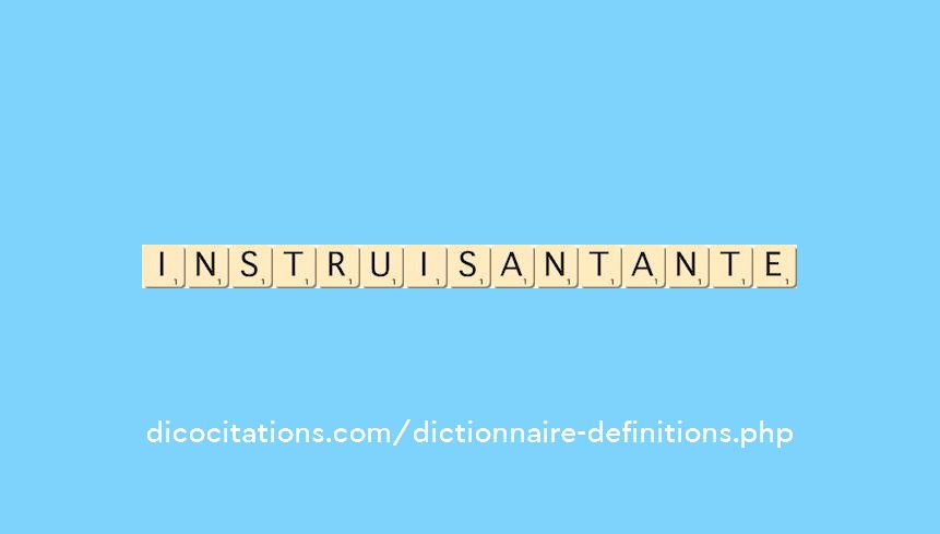 instruisant--ante