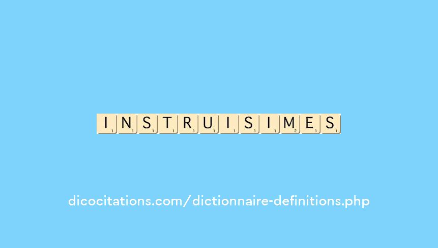 instruisimes