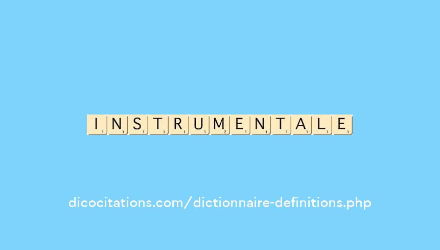 instrumentale instrumentale