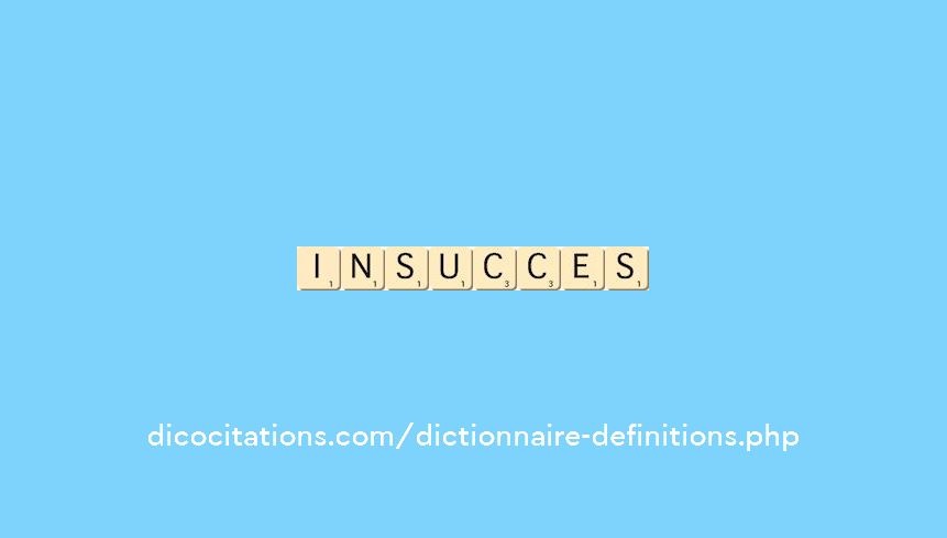insucces insucces