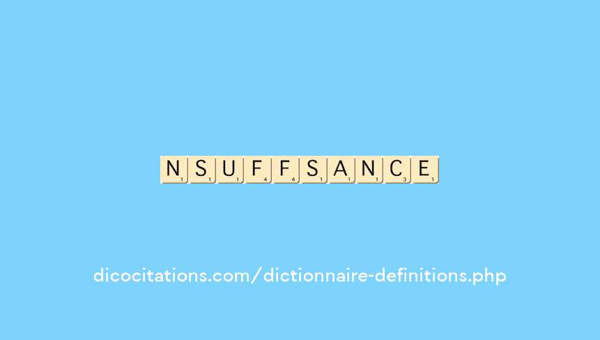 insuffisance
