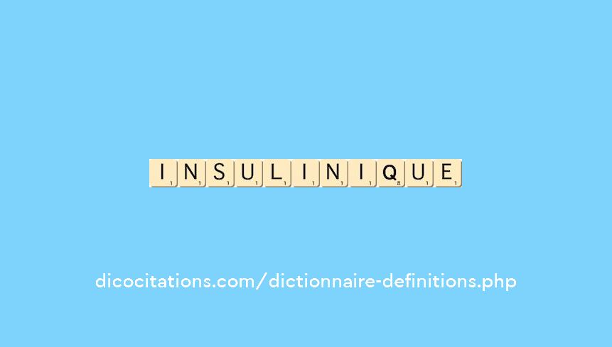 insulinique insulinique