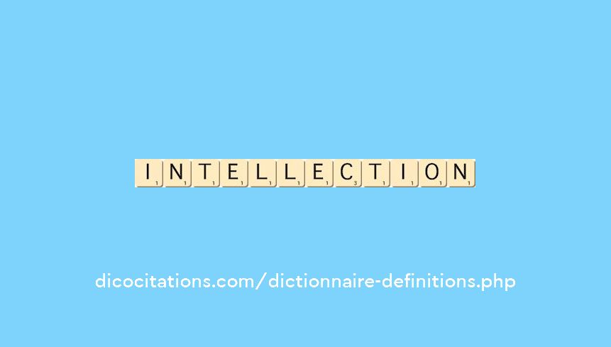 intellection