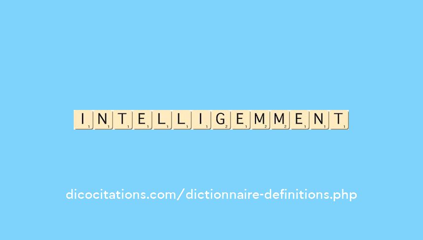 intelligemment